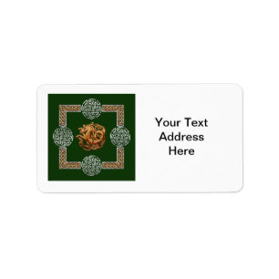 Ontwerp van Keltische paarden Etiket