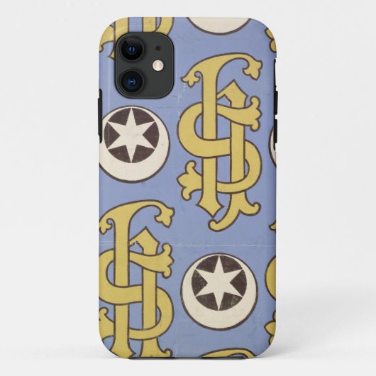 Ontwerp van kerkelijke achtergrond voor Star en Cl Case-Mate iPhone Case (Achterkant)