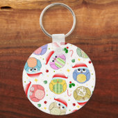 Ontwerp van kerstbezit sleutelhanger (Voorkant)