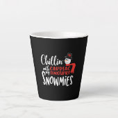 Ontwerp van kersthartsonograaf latte mok (Voorkant)