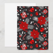 Ontwerp van kerstversieringspatroon (Voorkant / Achterkant)