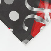 Ontwerp van kerstversieringspatroon fleece deken (Hoek)