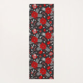 Ontwerp van kerstversieringspatroon yogamat (Achterkant)