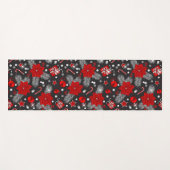 Ontwerp van kerstversieringspatroon yogamat (Voorkant (horizontaal))