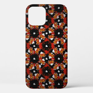 ontwerp van ketting in rood, bruin en in roze Case-Mate iPhone case