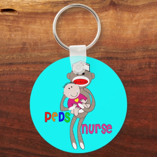 Ontwerp van kindercontactaap sleutelhanger (Voorkant)