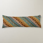 Ontwerp van kleurrijke etnische aztetherpatronen lichaamskussen (Voorkant)