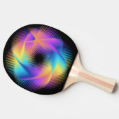 Ontwerp van kleurrijke lichte afbeeldingen - tafeltennisbatje (Zijkant)