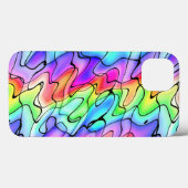 Ontwerp van kleurrijke pen en Waterverf Case-Mate iPhone Case (Achterkant (horizontaal))