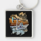 Ontwerp van kleurrijke pompeenheid sleutelhanger (Voorkant)