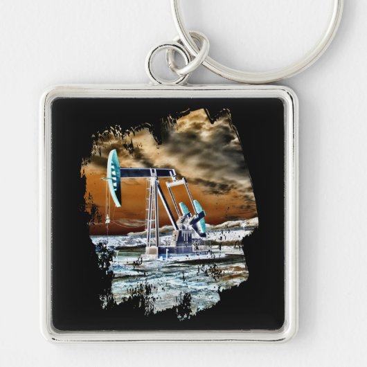 Ontwerp van kleurrijke pompeenheid sleutelhanger (Voorkant)