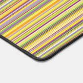 Ontwerp van kleurrijke strepen bureaumat (Hoek)
