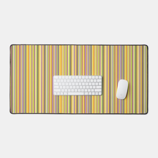 Ontwerp van kleurrijke strepen bureaumat (Keyboard & Muis)