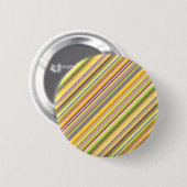 Ontwerp van kleurrijke strepen ronde button 5,7 cm (Voorkant /achterkant)