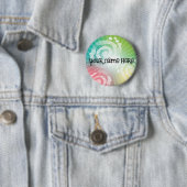 Ontwerp van kleurstof ronde button 5,7 cm (In situ)