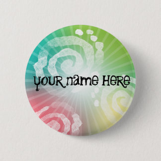 Ontwerp van kleurstof ronde button 5,7 cm