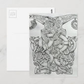 ONTWERP VAN KNOTWORK VIKING & OSEBERG BRIEFKAART (Voorkant / Achterkant)