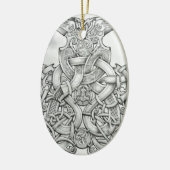 ONTWERP VAN KNOTWORK VIKING & OSEBERG KERAMISCH ORNAMENT (Links)