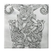 ONTWERP VAN KNOTWORK VIKING & OSEBERG TEGELTJE (Voorkant)