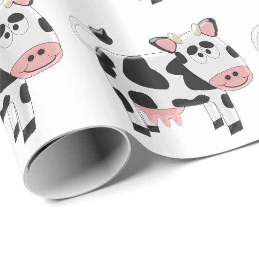 Ontwerp van koe cadeaupapier (Rol Hoek)