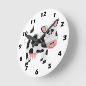 Ontwerp van koe ronde klok (Hoek)