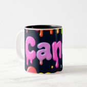 Ontwerp van koffie-mok tweekleurige koffiemok (Voorkant links)