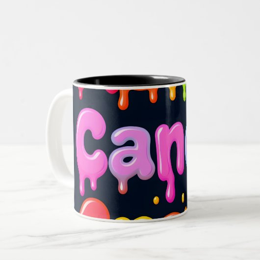 Ontwerp van koffie-mok tweekleurige koffiemok (Voorkant links)