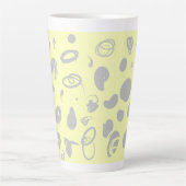 Ontwerp van koffiebonen latte mok (Voorkant)