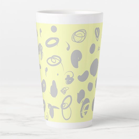 Ontwerp van koffiebonen latte mok (Voorkant)