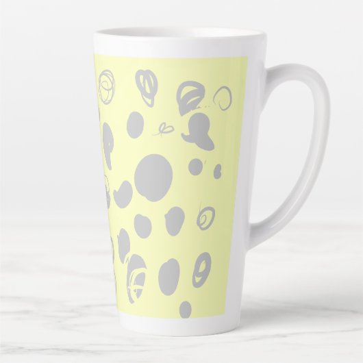 Ontwerp van koffiebonen latte mok (Rechts)