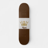 Ontwerp van koning/kroon persoonlijk skateboard (Voorkant)