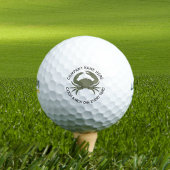 Ontwerp van krab Logo ・ Aangepast Golfballen