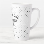 Ontwerp van krassen - latte Mok (Rechts)