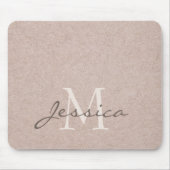 Ontwerp van kunstleder met Jouw naam Muismat (Voorkant)