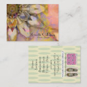  ontwerp van kunstmatig Visitekaartje door Ginette (Voorkant / Achterkant)