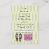  ontwerp van kunstmatig Visitekaartje door Ginette (Achterkant)