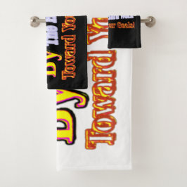 Ontwerp van kunstwerk over "Uw werkelijkheid" beve Bad Handdoek