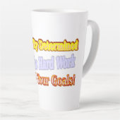 Ontwerp van kunstwerk over "Uw werkelijkheid" beve Latte Mok (Rechterhoek)