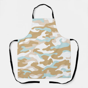 Ontwerp van kustcamouflagepatroon Schort