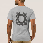 Ontwerp van kustwacht "PT" T-shirt (Achterkant)