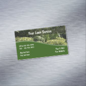 Ontwerp van landschapsontwerp magnetisch visitekaartje (Voorbeeld)