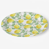 Ontwerp van leemons en bladeren papieren bordje (Gekanteld)