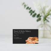 Ontwerp van leesbakkerij visitekaartje (Staand voorkant)
