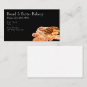 Ontwerp van leesbakkerij visitekaartje (Voorkant / Achterkant)