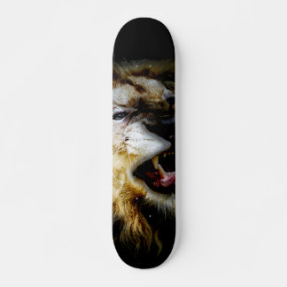 Ontwerp van leeuwenkaartje persoonlijk skateboard