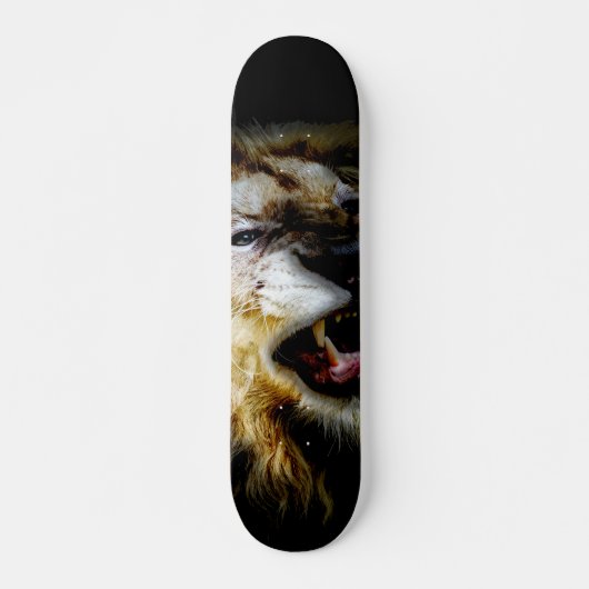 Ontwerp van leeuwenkaartje persoonlijk skateboard (Voorkant)