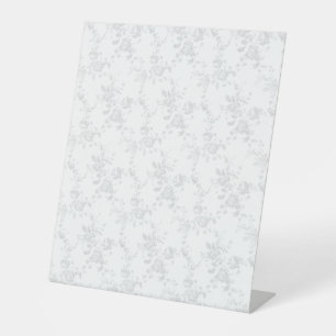 Ontwerp van lijnkunst reclamebord met voetstuk