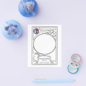 Ontwerp van lijntekening — balans flyer (Enkel)