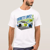 Ontwerp van Lintz Motorsports 2023 T-shirt (Voorkant)