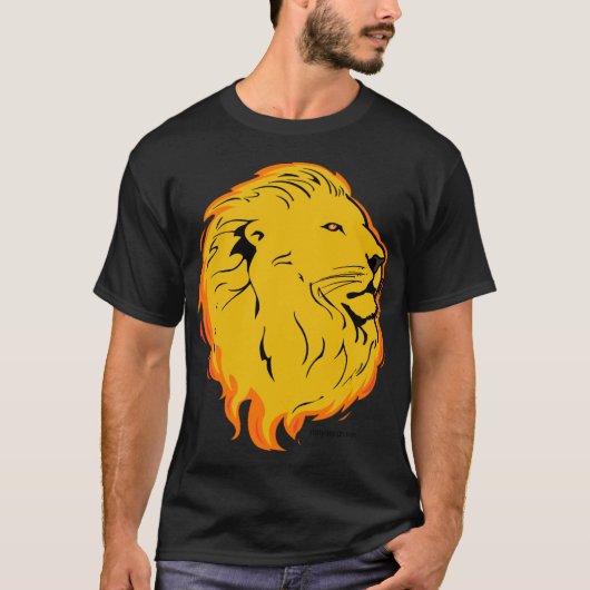 Ontwerp van Lion Art T-shirt (Voorkant)